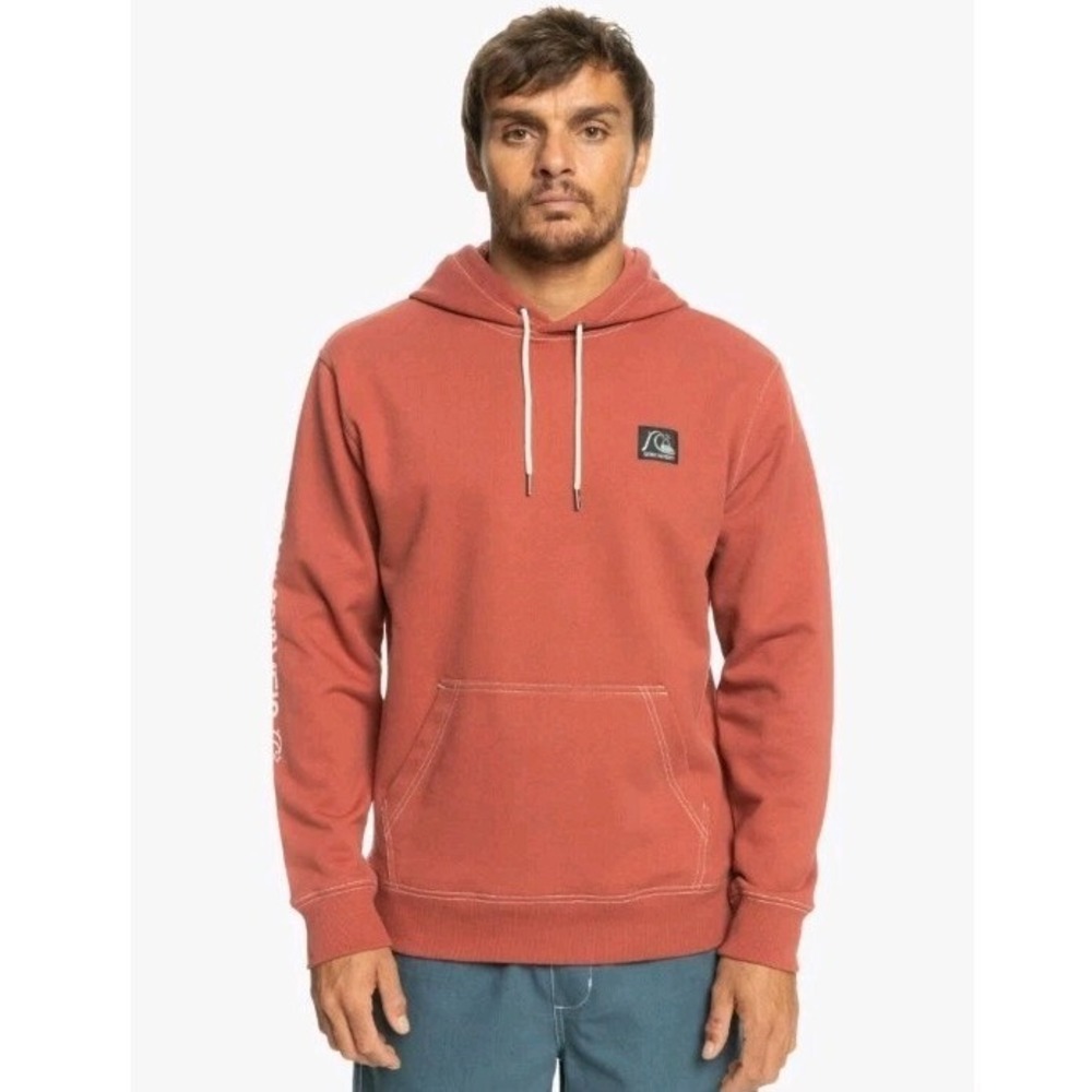 Quiksilver Sweatshirt‎ The Original Hoodie Marsala 2023 Surf Skate Sz M NWT
